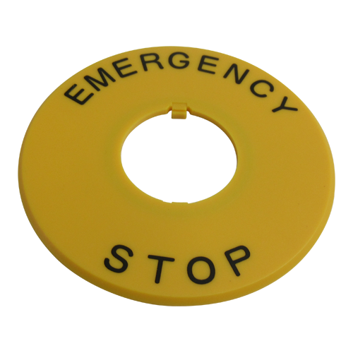 Emergency Stop Nameplate